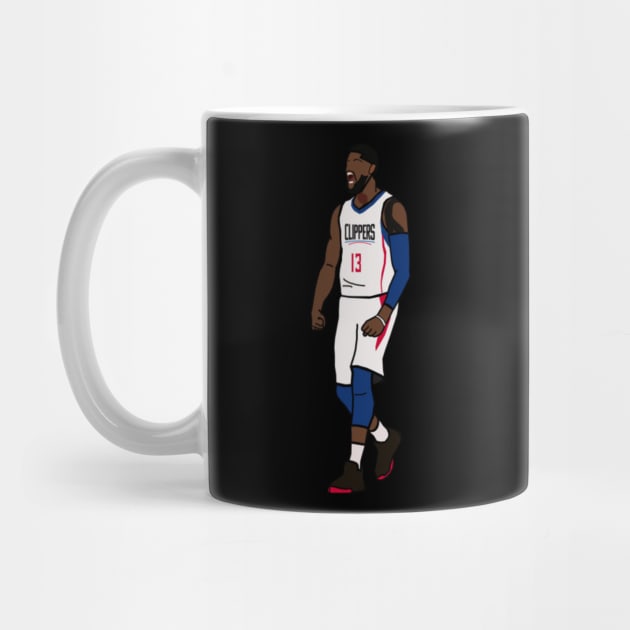 Paul George NBA LA Clippers by IveyEricssonArt